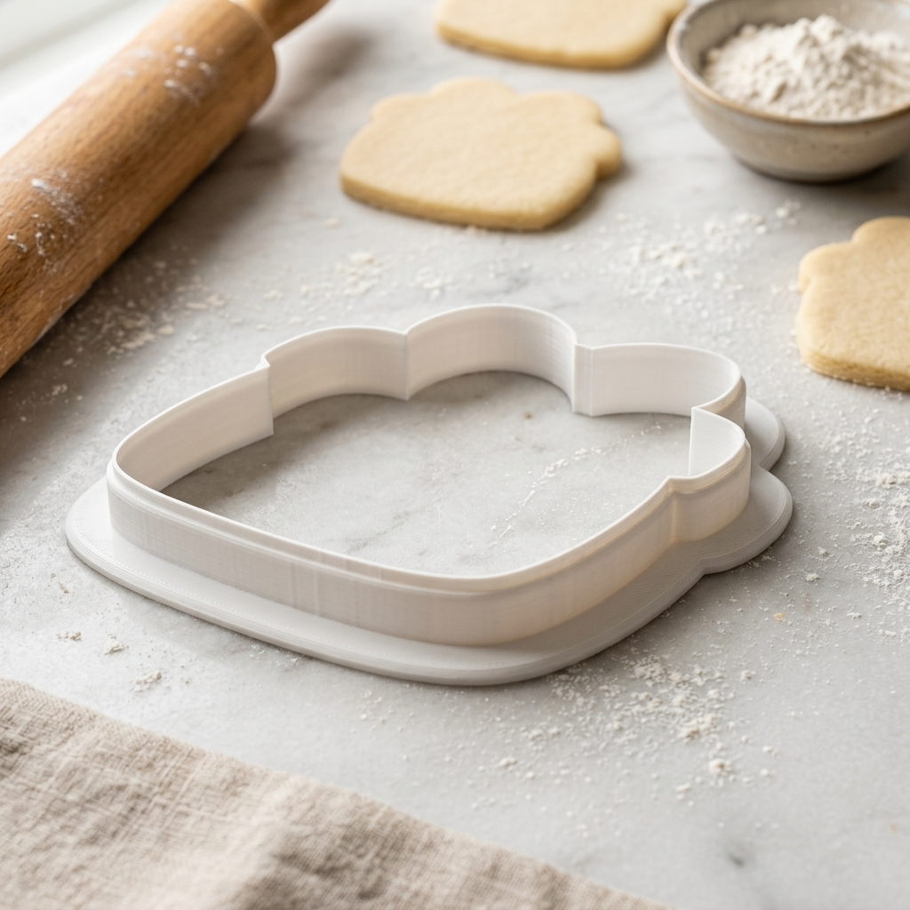 Christmas Gift Cookie Cutter, 3D Printed Holiday Design