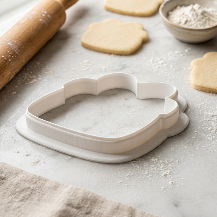 Christmas Gift Cookie Cutter, 3D Printed Holiday Design