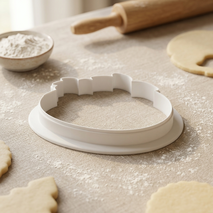 Palm Tree Sunset Cookie Cutter, 3D Printed Travel Design