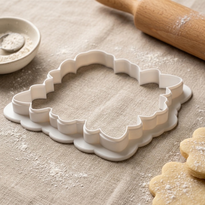 Floral Cluster Cookie Cutter, 3D Printed Garden Design