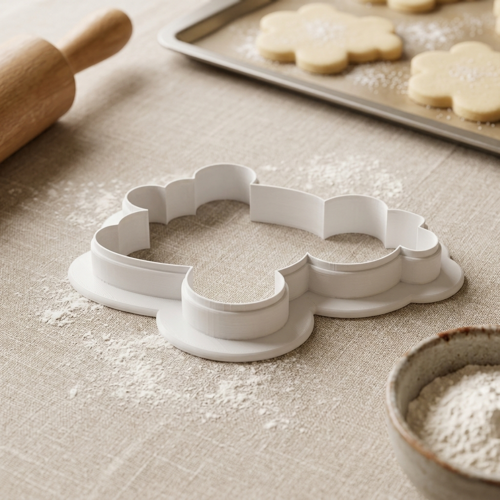 Thank You Script Cookie Cutter, 3D Printed Party Design