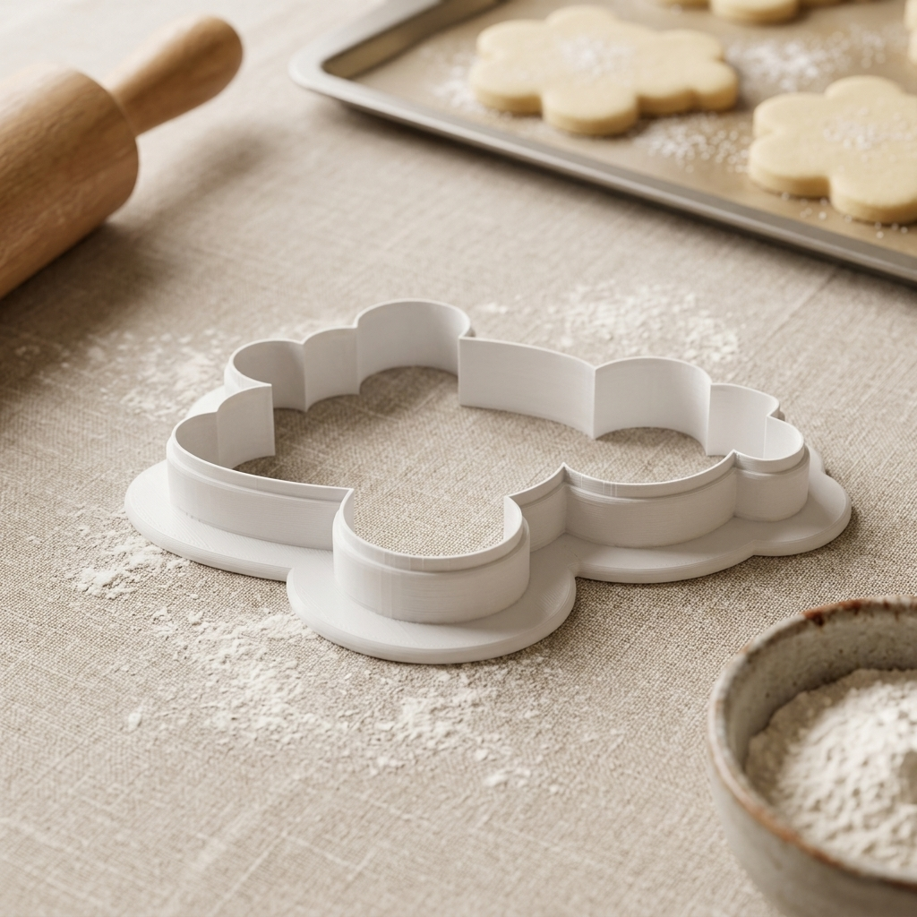 Thank You Script Cookie Cutter, 3D Printed Party Design