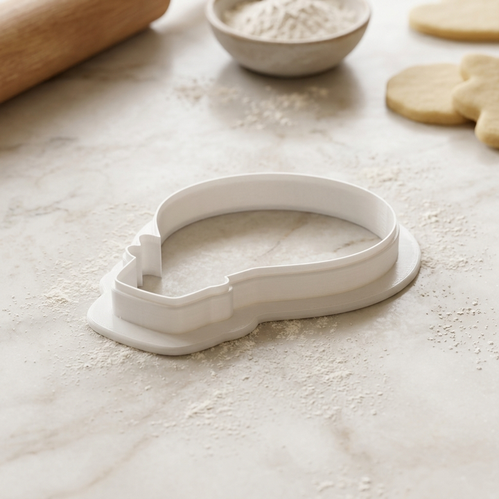 Simple Hot Air Balloon Cookie Cutter, 3D Printed Travel Design