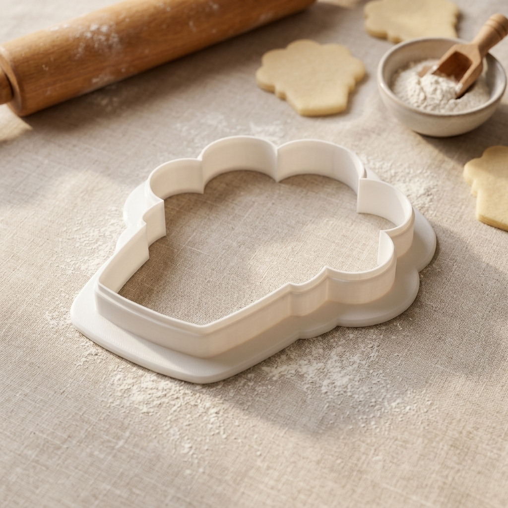 Potted Flowers Set Cookie Cutter, 3D Printed Mother’s Day Design