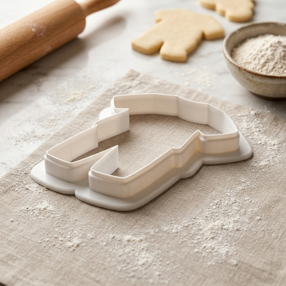 Nurse Scrub Nurse Appreciation Cookie Cutter, 3D Printed Service Design