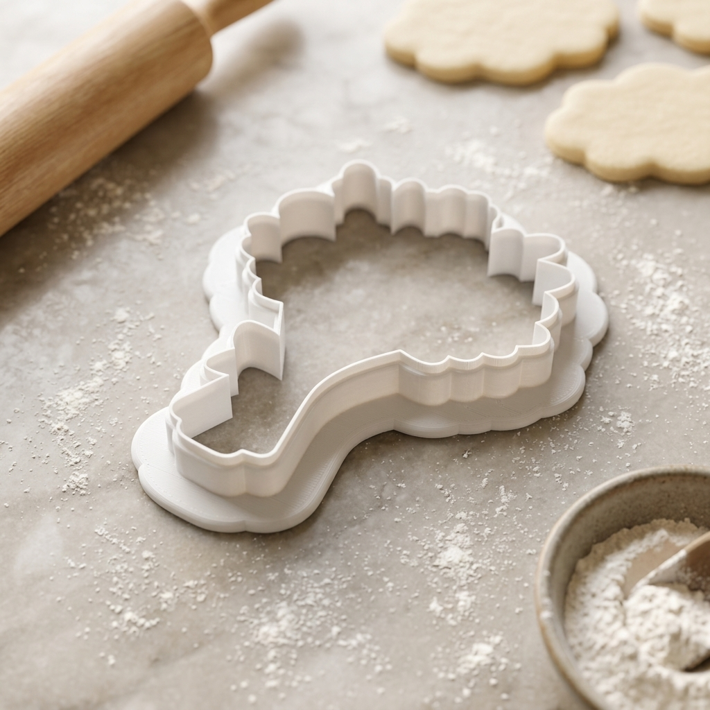 Long Stemmed Wildflower Bouquet Set Cookie Cutter, 3D Printed Mother’s Day Design