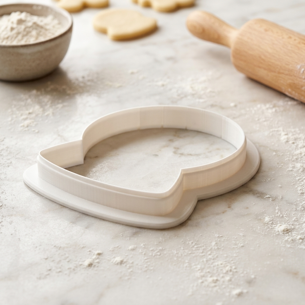 Christmas Snowglobe Cookie Cutter, 3D Printed Holiday Design