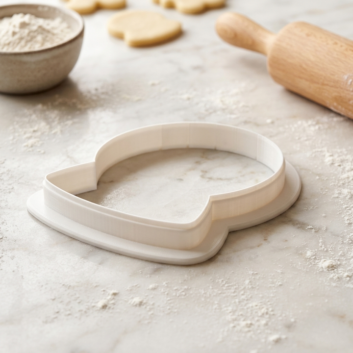 Christmas Snowglobe Cookie Cutter, 3D Printed Holiday Design