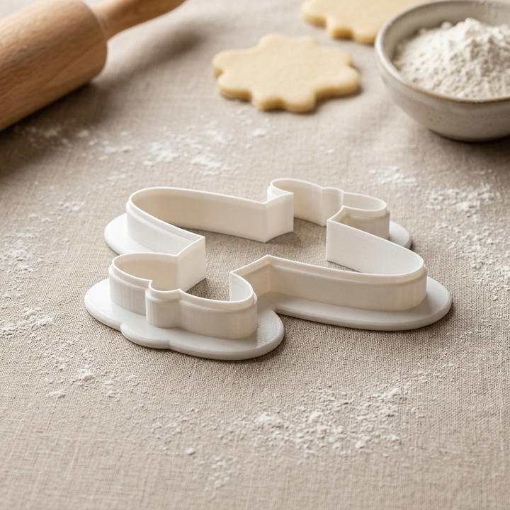 Propeller Plane Cookie Cutter, 3D Printed Travel Design