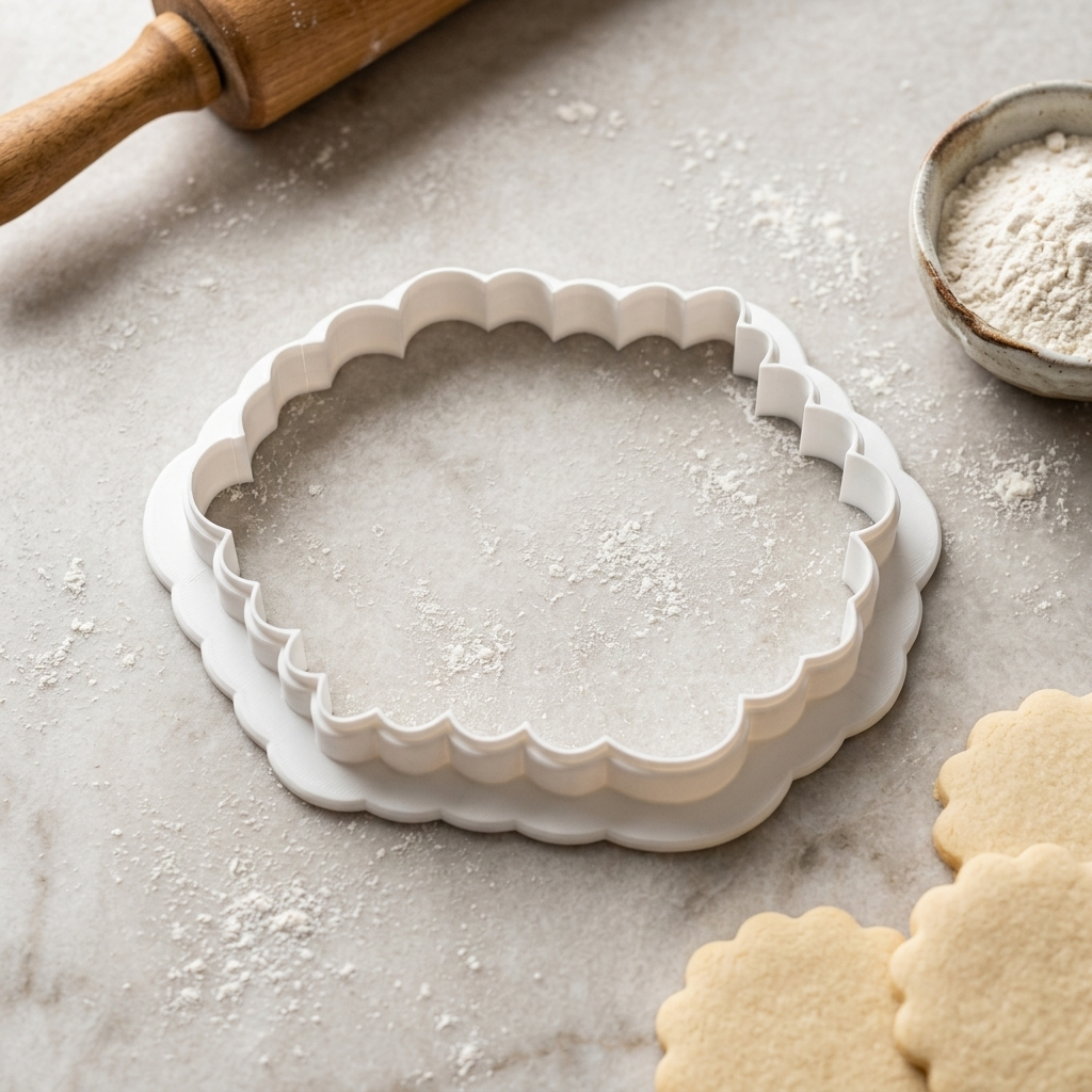 Seaweed Plaque for Mermaid Birthday Set Cookie Cutter, 3D Printed Travel Design