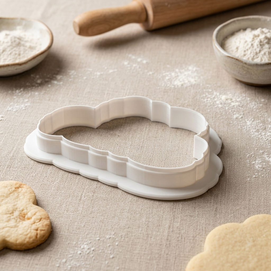 Oh Baby Cookie Cutter, 3D Printed Baby Shower Design