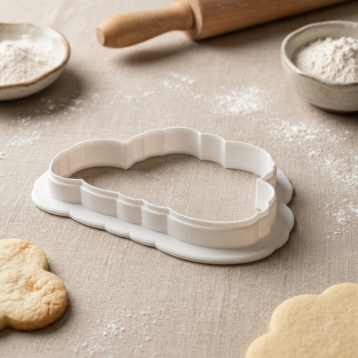 Oh Baby Cookie Cutter, 3D Printed Baby Shower Design