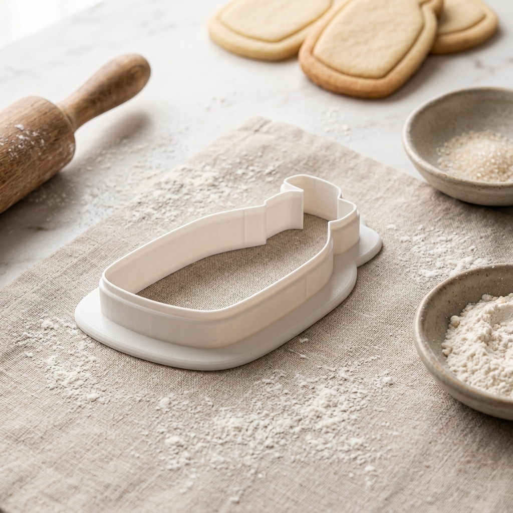 Coquette Soda Cookie Cutter, 3D Printed Valentine Design