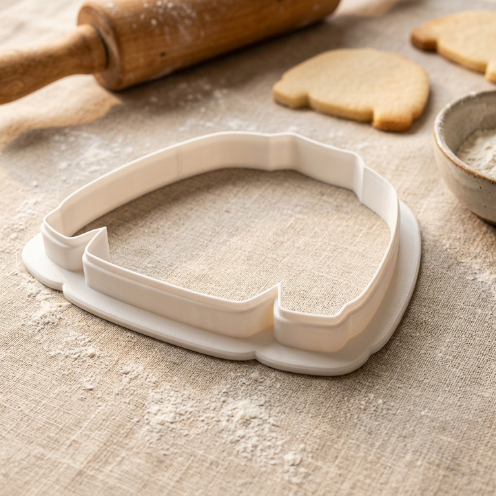 Ts Cardigan Cookie Cutter, 3D Printed Holiday Design