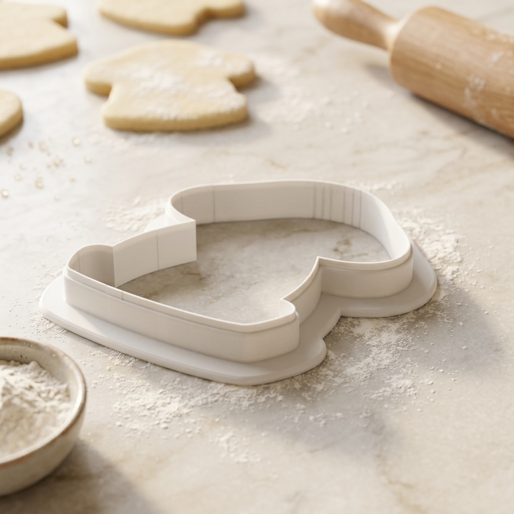 Fairy Toadstool Gnome Home Cookie Cutter, 3D Printed Garden Design
