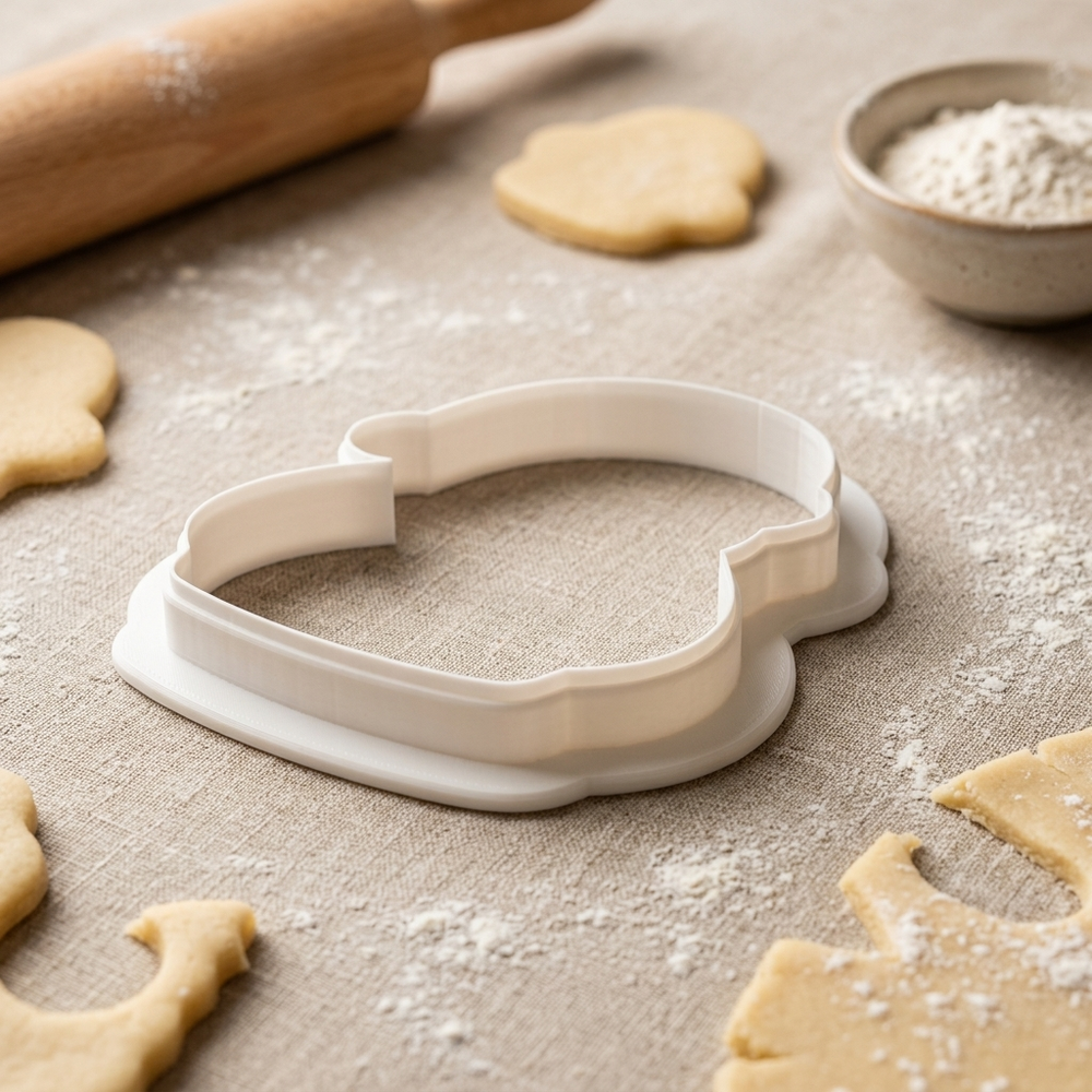 Whimsical Holiday Grouch Ew People Cookie Cutter, 3D Printed Holiday Design