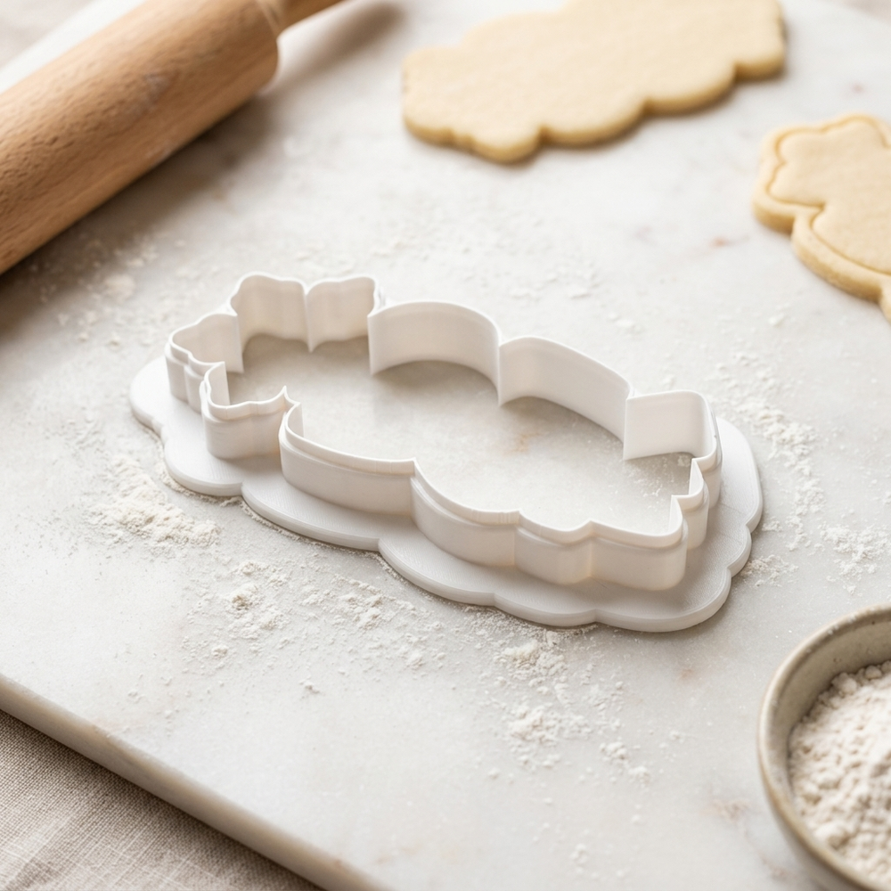 Mini Christmas Set 2 Cookie Cutter, 3D Printed Holiday Design