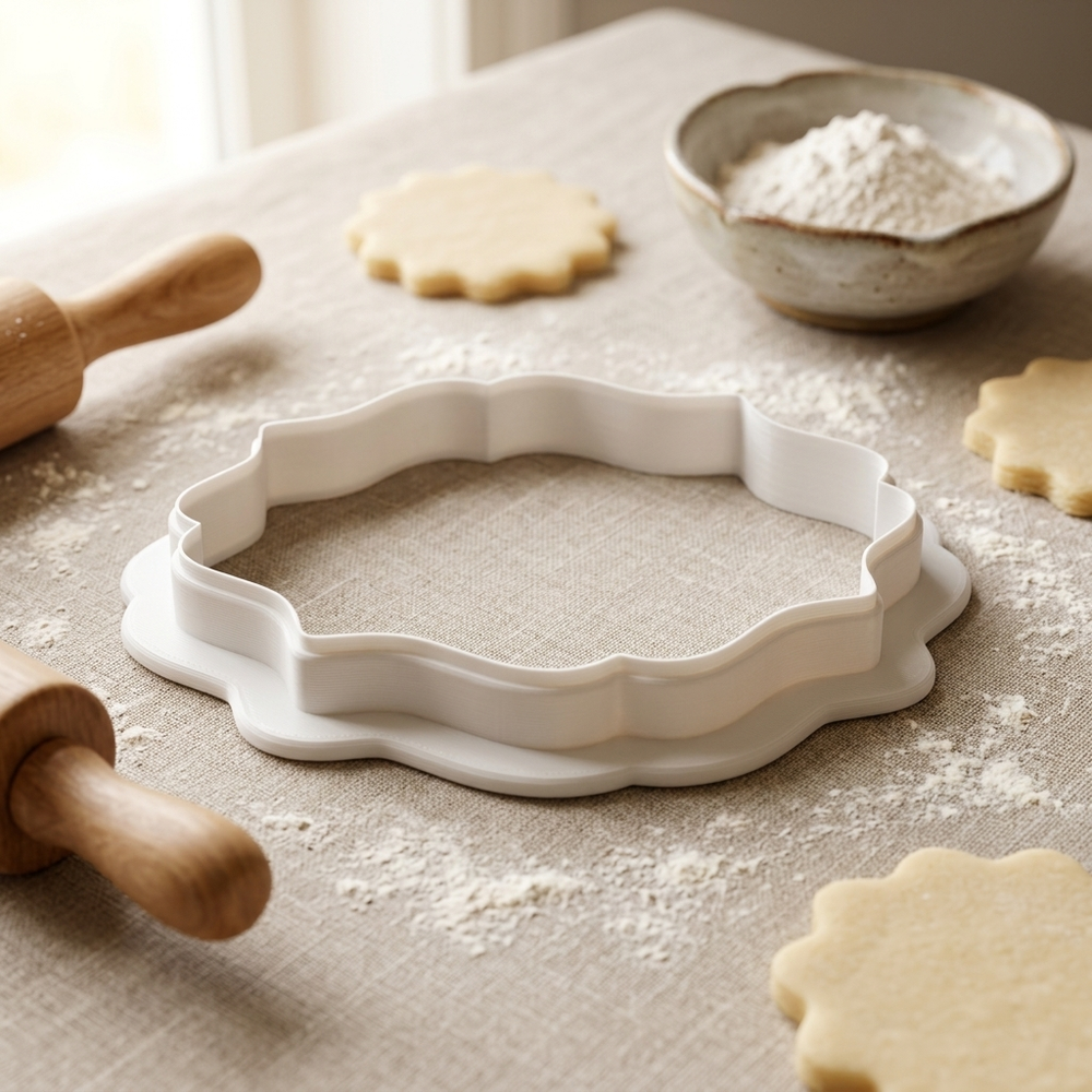 Usa Modern Plaque Cookie Cutter, 3D Printed Plaque Design