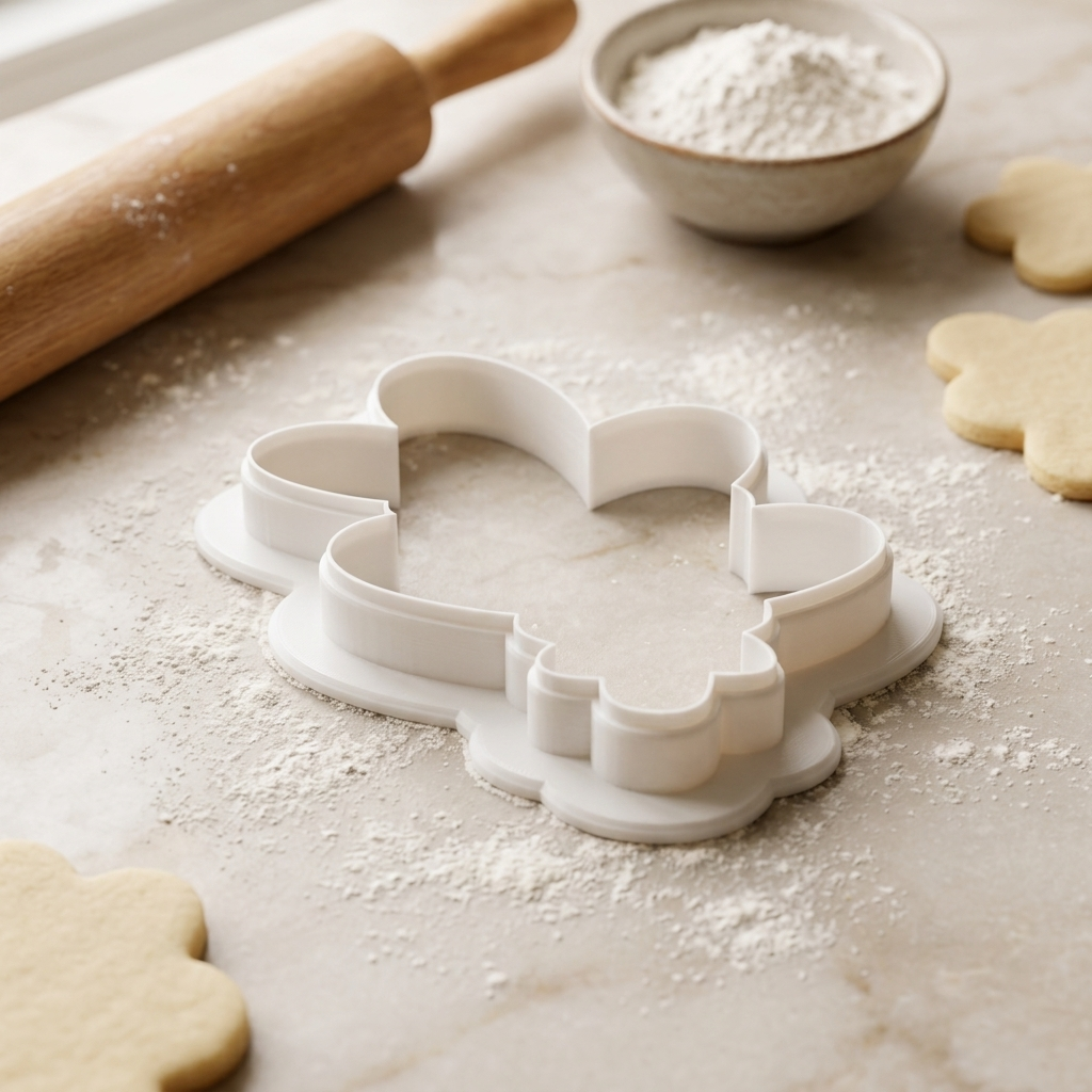 Christmas Branch Cookie Cutter, 3D Printed Holiday Design
