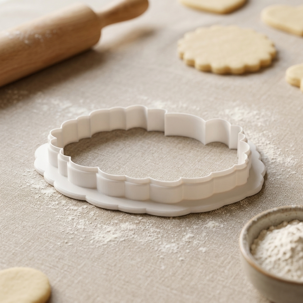 Mushroom Floral Cluster Cookie Cutter, 3D Printed Garden Design
