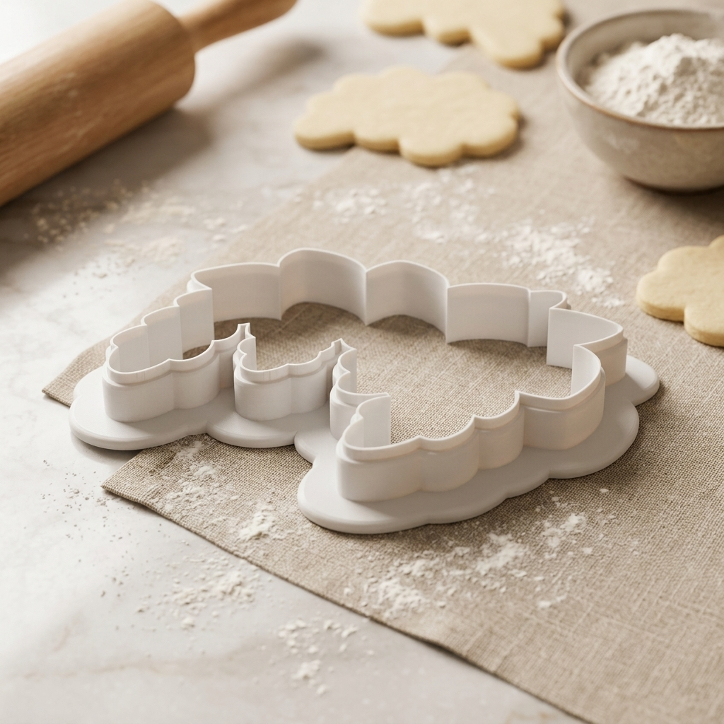 Hanging Greenery Cookie Cutter, 3D Printed Party Design