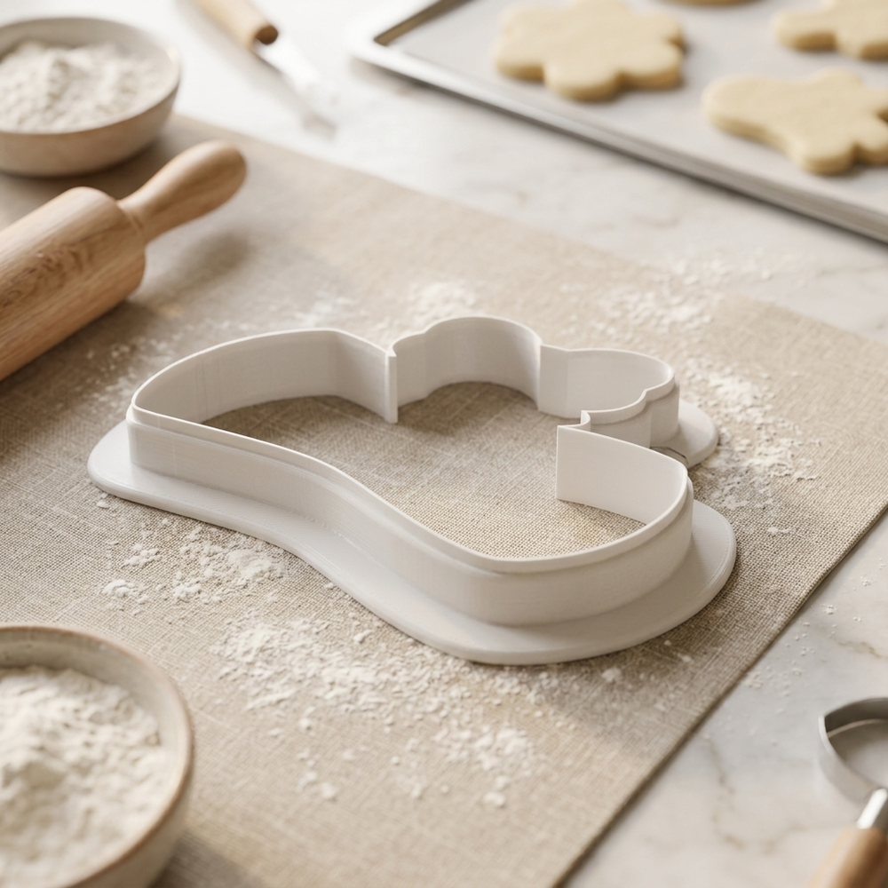Diploma with Bow Vertical Cookie Cutter, 3D Printed Graduation Design