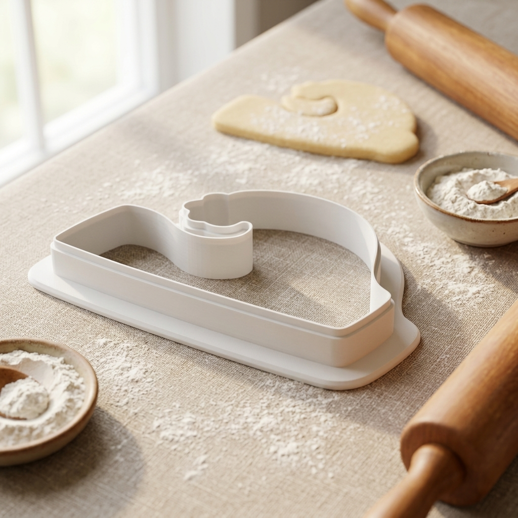 Ocean Wave Cookie Cutter, 3D Printed Party Design
