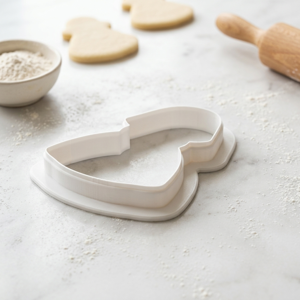 Communion Girl Cookie Cutter, 3D Printed Party Design