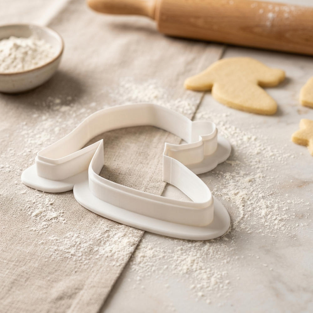 Coquette Stilettos Cookie Cutter, 3D Printed Party Design
