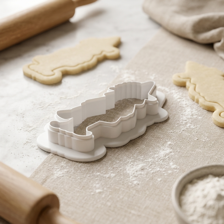 Tall Skinny Witch Cookie Cutter, 3D Printed Halloween Design