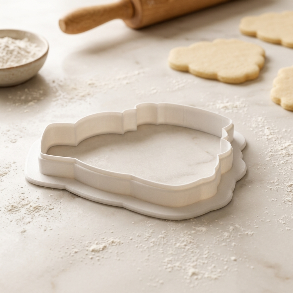 Jam Jar Picnic Cookie Cutter, 3D Printed Party Design