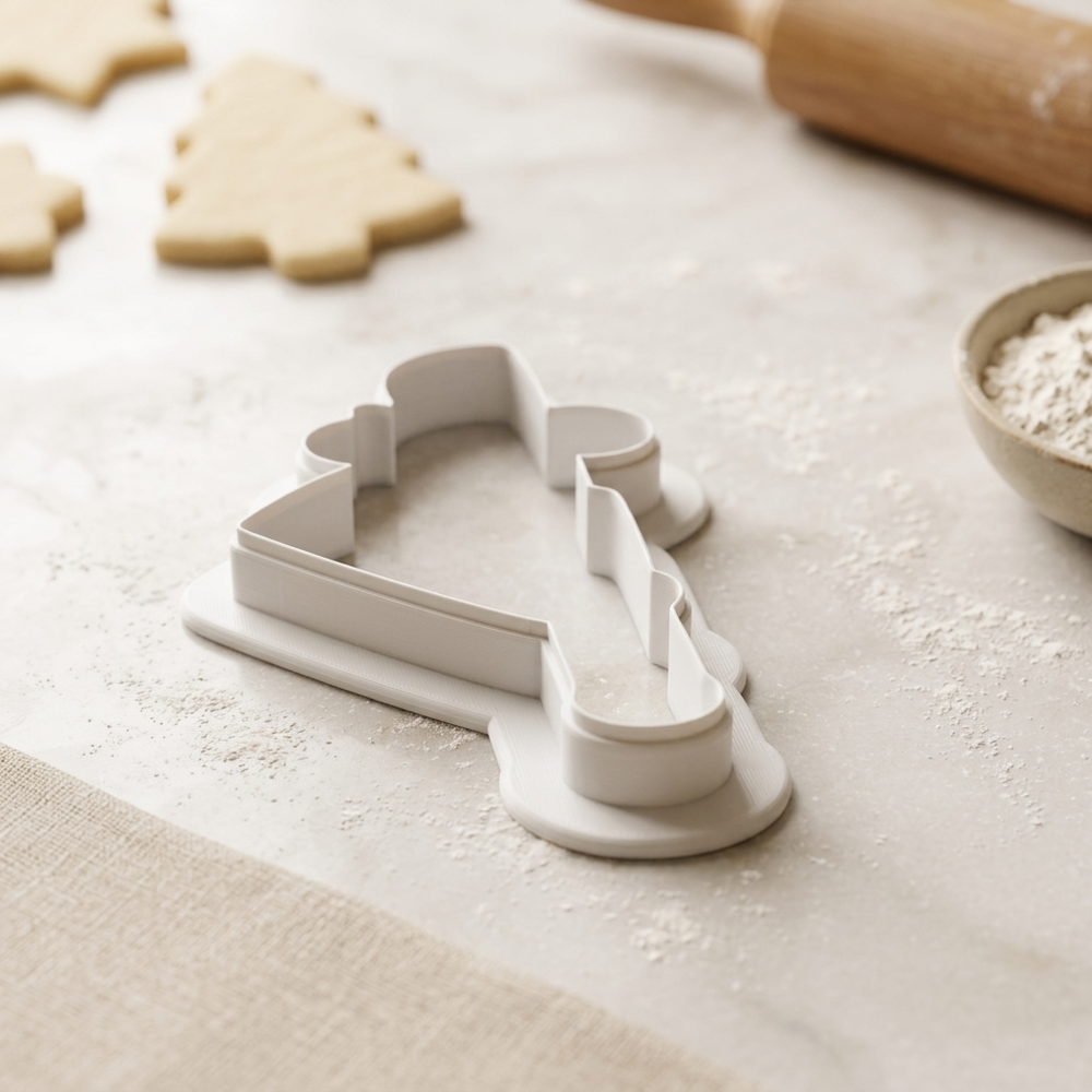 Fishing Rod Cookie Cutter, 3D Printed Travel Design