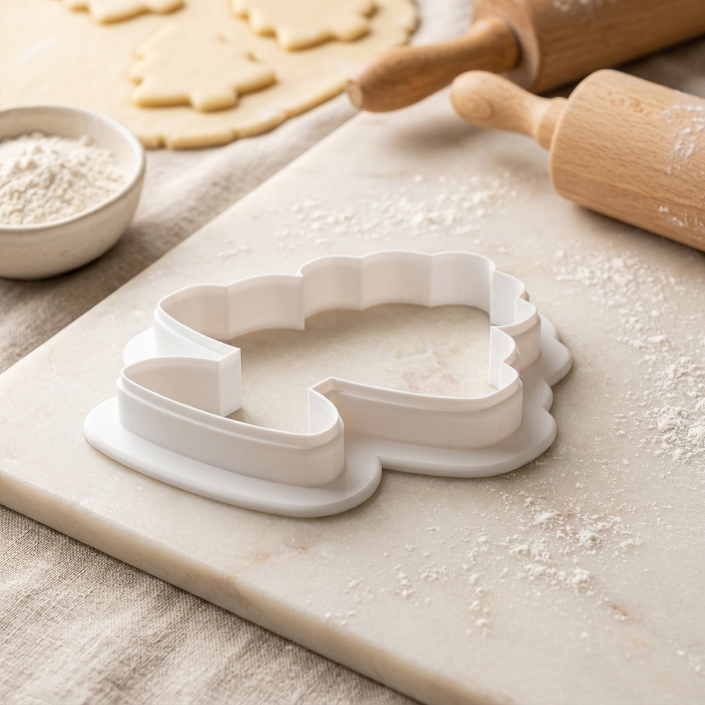Coquette Tea Cake Stand Cookie Cutter, 3D Printed Food Design