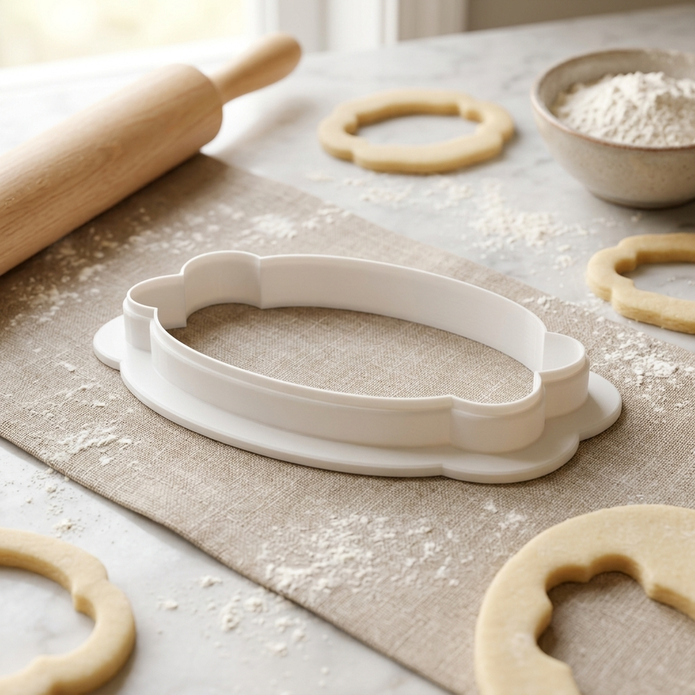 Coquette Bow Vanity Tray Cookie Cutter, 3D Printed Home Design