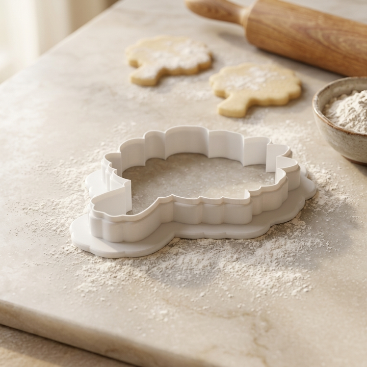 Mixed Floral Bouquet Cookie Cutter, 3D Printed Wedding Theme