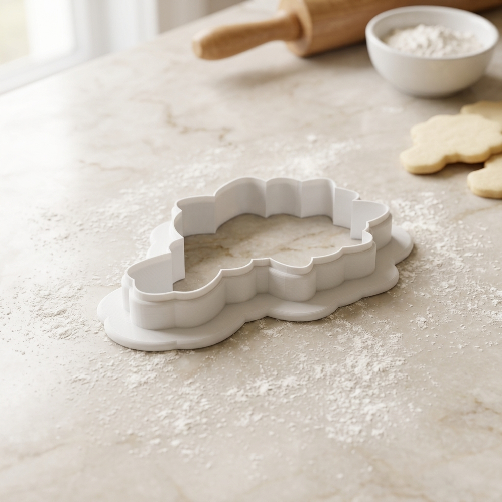 Easter Lily Bouquet Cookie Cutter, 3D Printed Wedding Theme