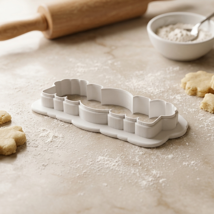 Floral Mom Plaque Cookie Cutter, 3D Printed Mother’s Day Theme