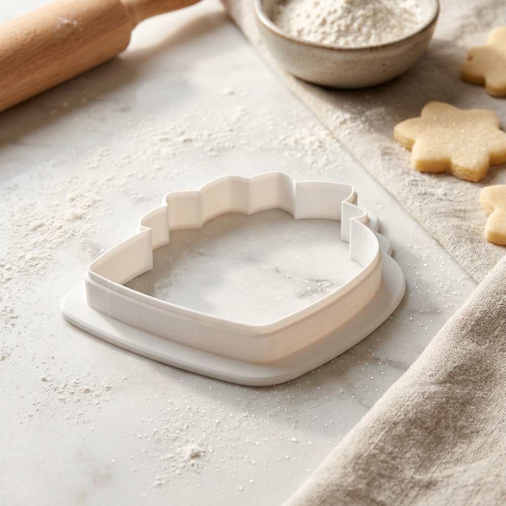 Home Door with Plant Cookie Cutter, 3D Printed Home & Living Theme