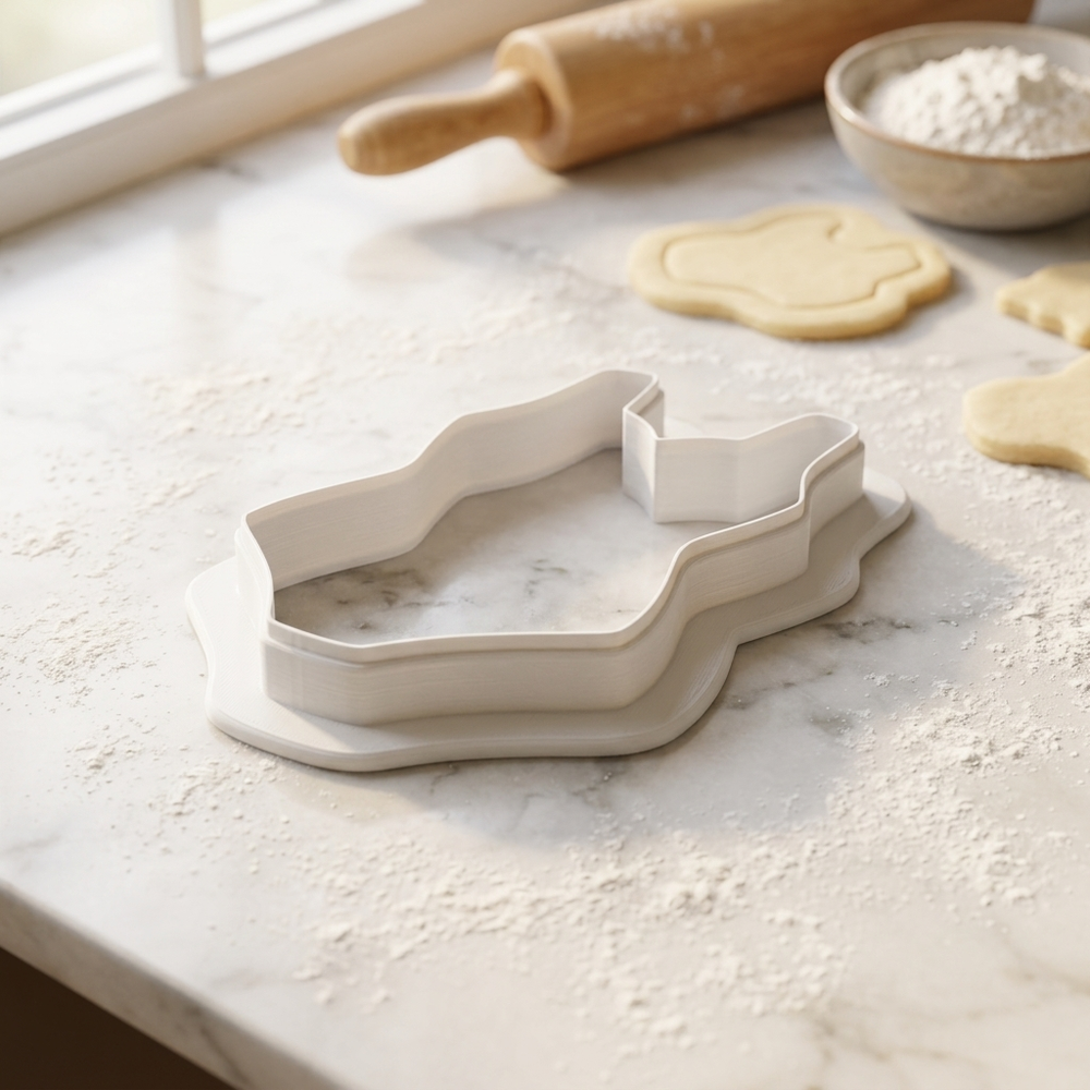 One Piece Swimsuit Cookie Cutter, 3D Printed Thanksgiving Theme