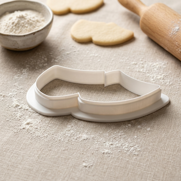 Comedy and Tragedy Theater Masks Cookie Cutter, 3D Printed Party Theme