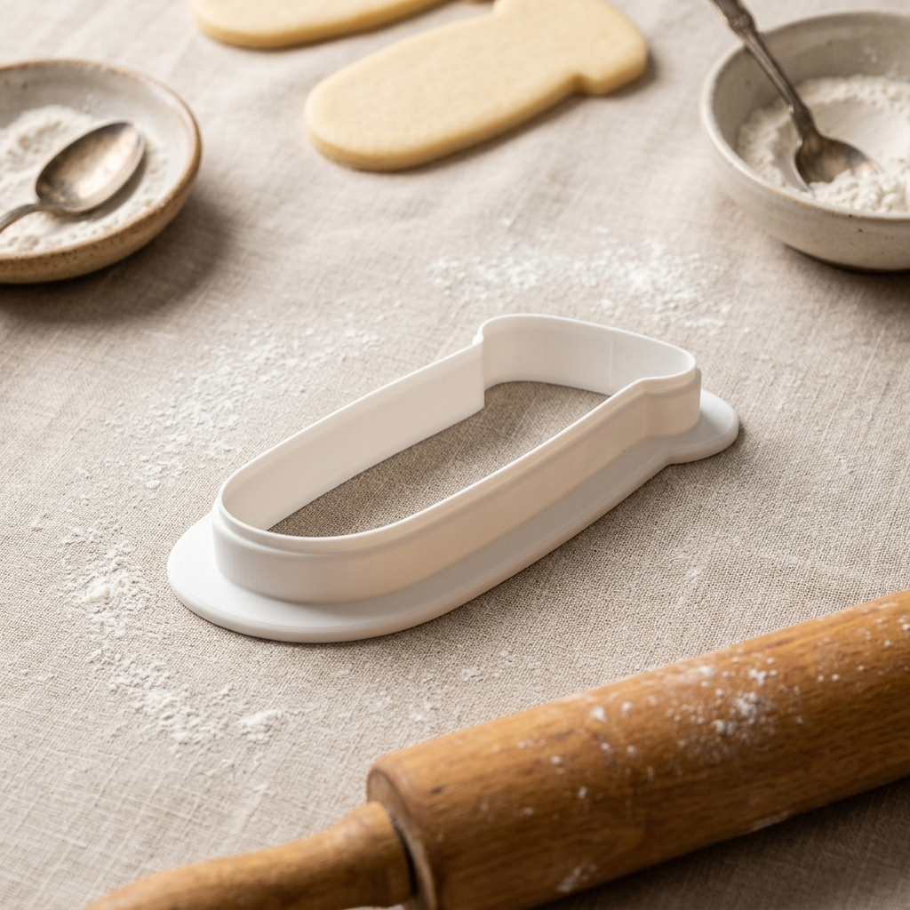Test Tube Cookie Cutter, 3D Printed School Theme