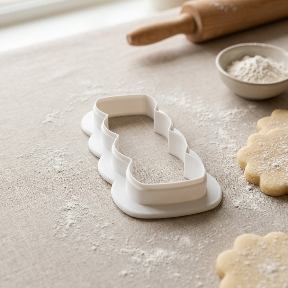 Bacon Strip Cookie Cutter, 3D Printed Food Theme