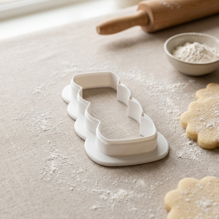 Bacon Strip Cookie Cutter, 3D Printed Food Theme