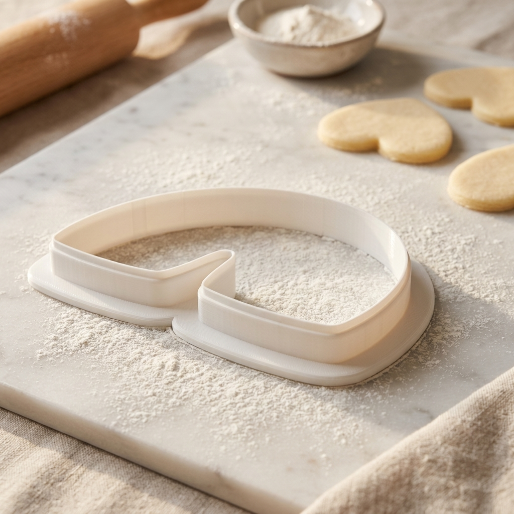 Modern and Hip Rainbow Cookie Cutter, 3D Printed Party Theme