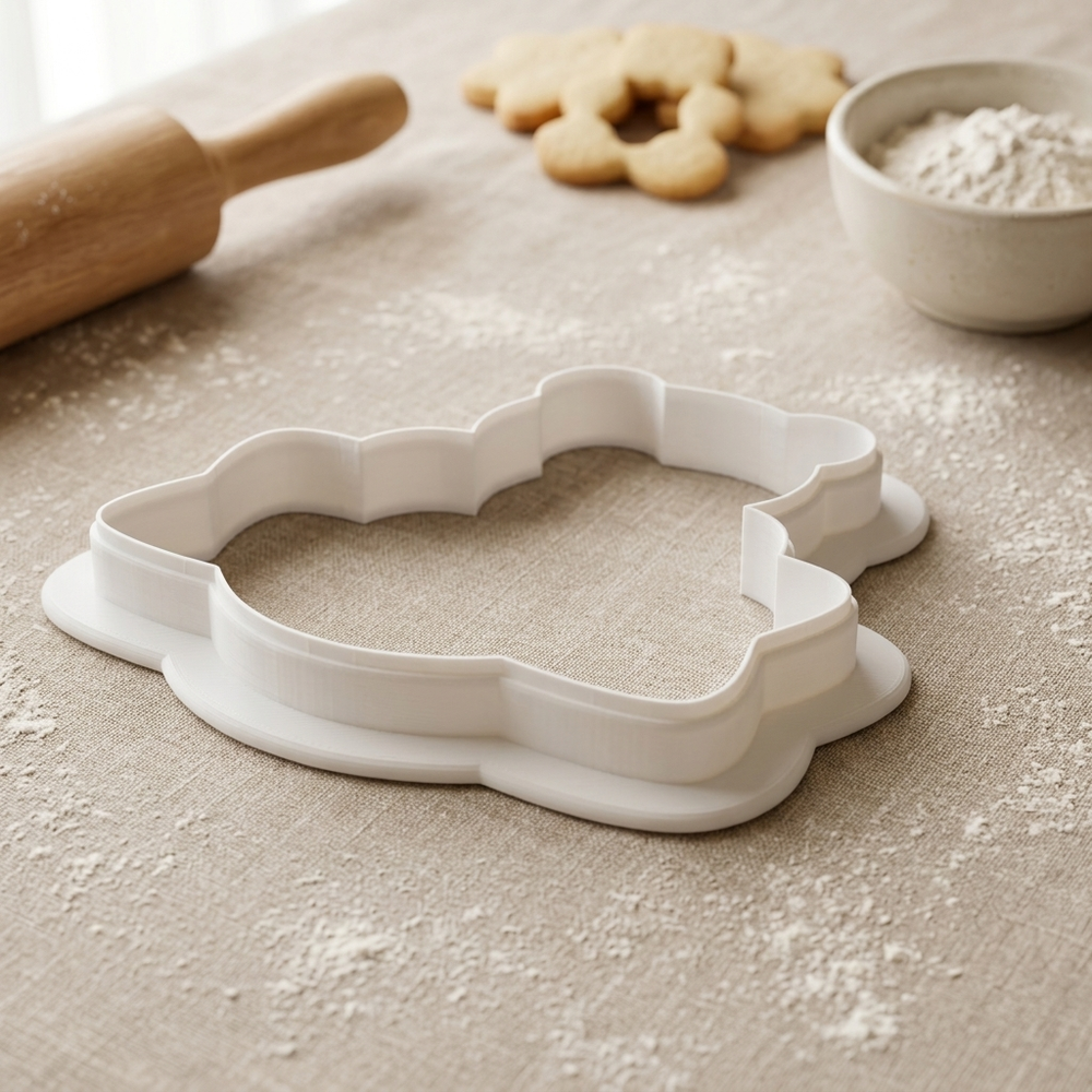 Bearly Wait Plaque Cookie Cutter, 3D Printed Plaque Theme