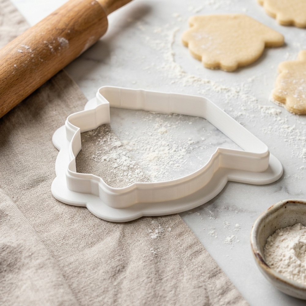 Graduation Smiley Face Cookie Cutter, 3D Printed Graduation Theme