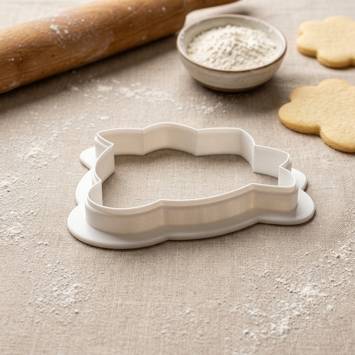 Turquoise Squash Blossom Cookie Cutter, 3D Printed Party Theme