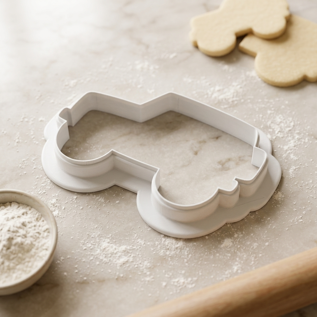 Off Road Vehicle Cookie Cutter, 3D Printed Travel Theme
