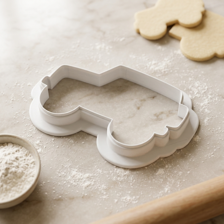 Off Road Vehicle Cookie Cutter, 3D Printed Travel Theme