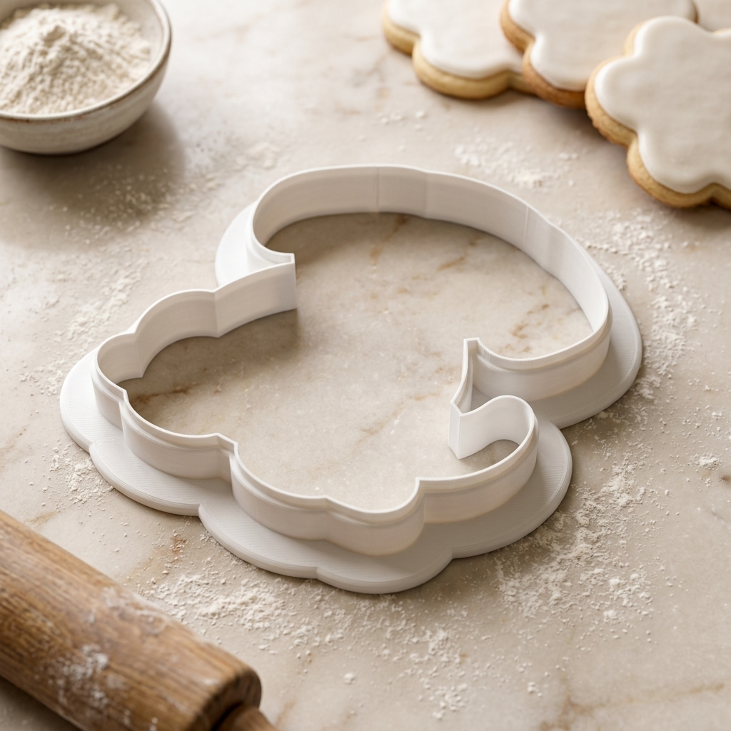 NOLA Bead Dog Cookie Cutter, 3D Printed Animal Theme